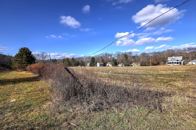 view of nature featuring a rural view