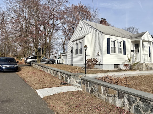 view of side of property