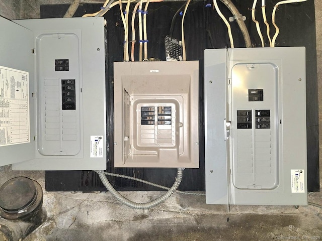 utility room featuring electric panel