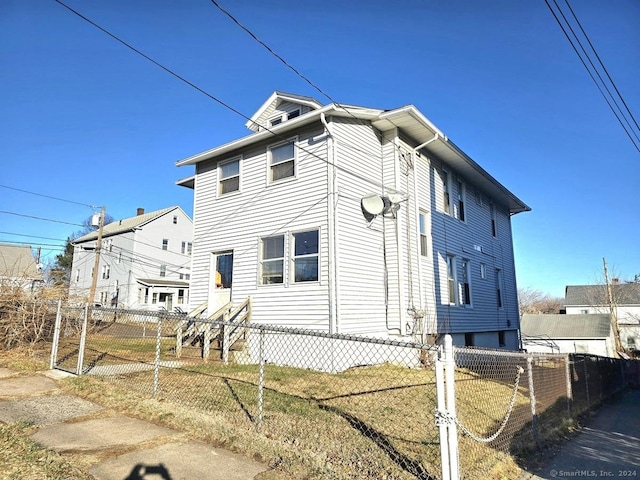 view of side of property