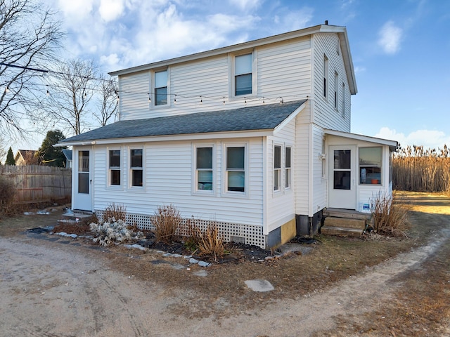 view of front of house