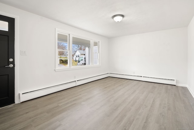 interior space featuring light hardwood / wood-style flooring