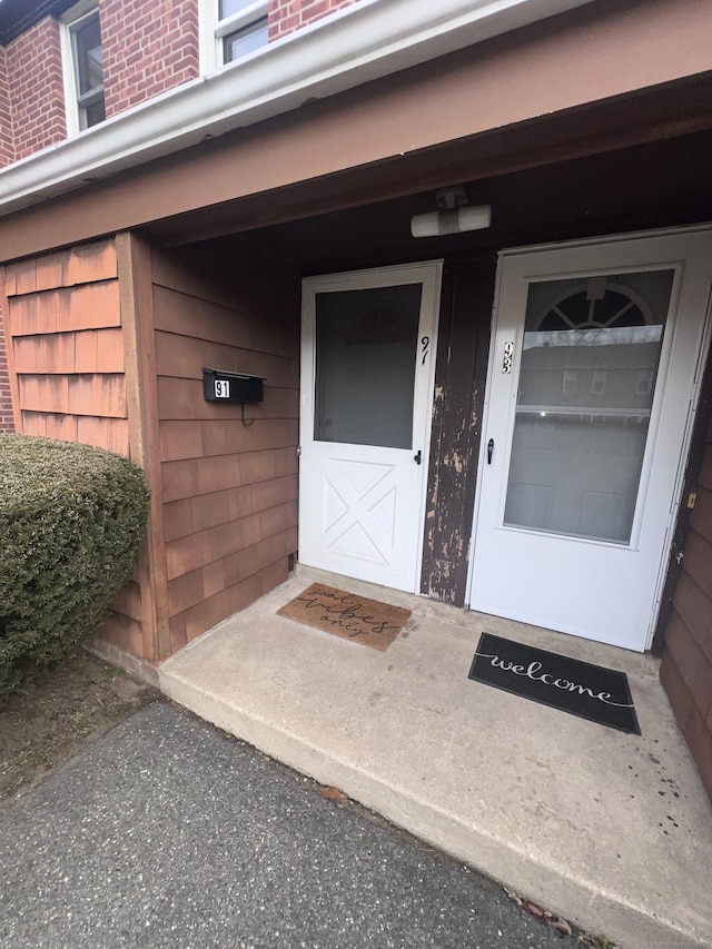 view of entrance to property