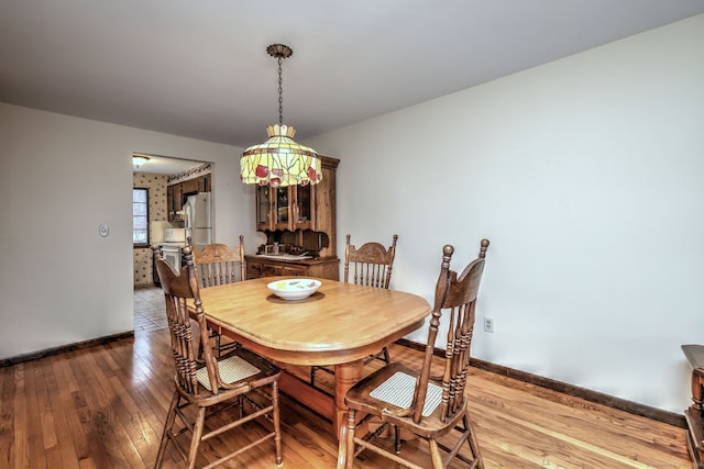 dining room featuring hardwood / wood-style floors