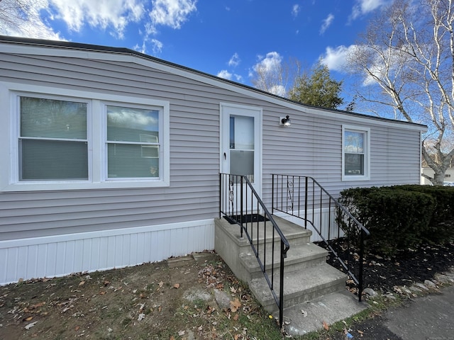 view of manufactured / mobile home