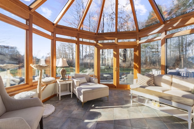 sunroom featuring plenty of natural light