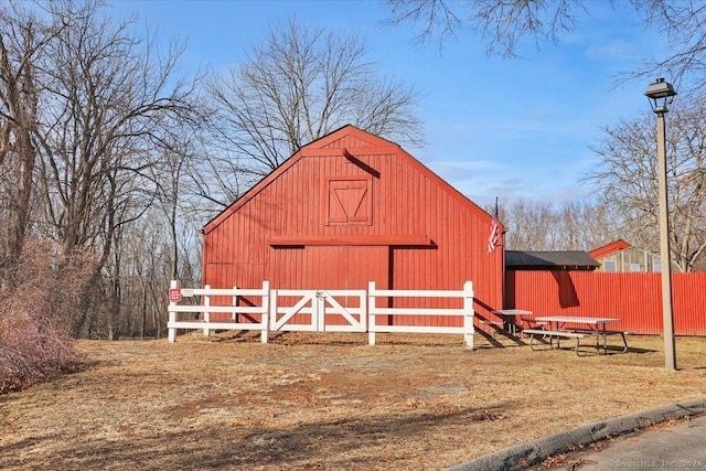 view of outbuilding