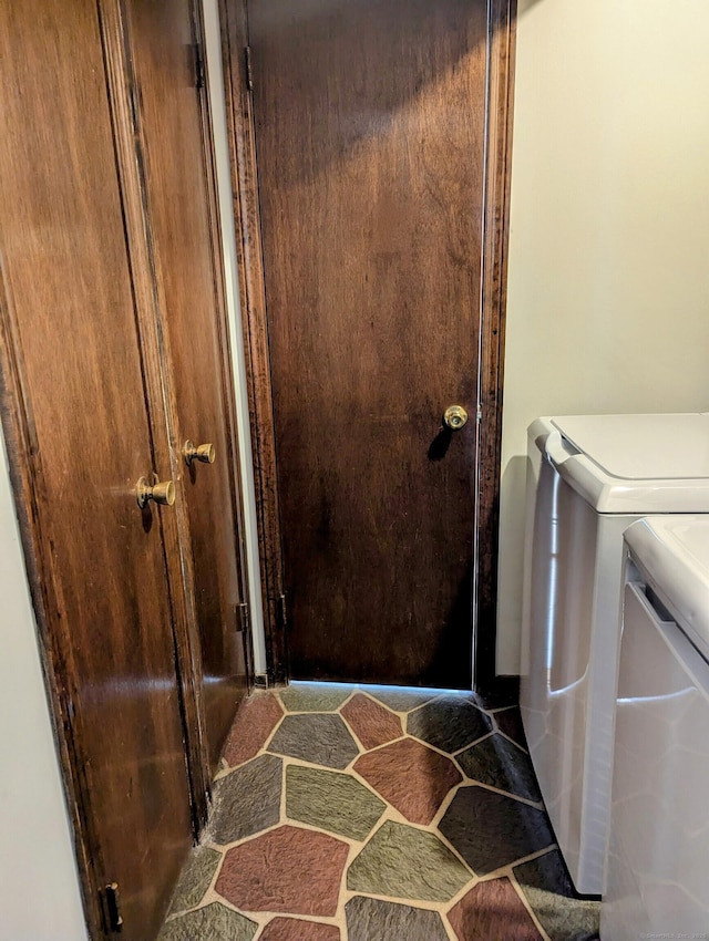 laundry area featuring separate washer and dryer