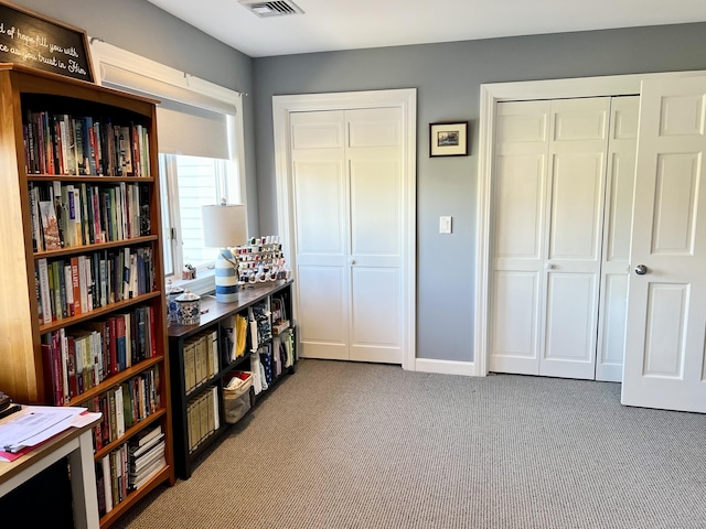 interior space with carpet