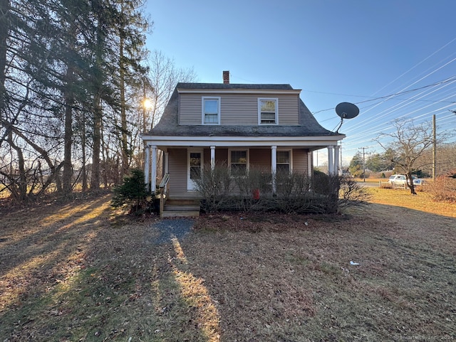 bungalow-style house with a porch