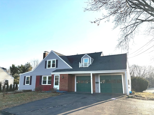 view of cape cod house