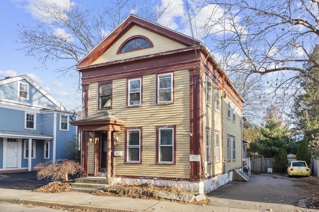 view of greek revival house