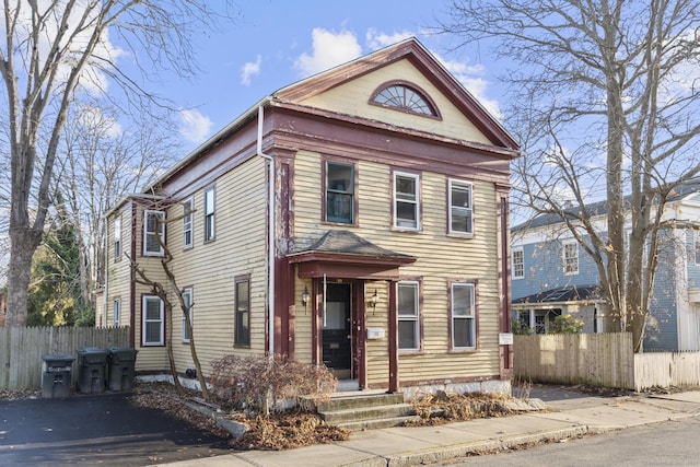 view of greek revival inspired property