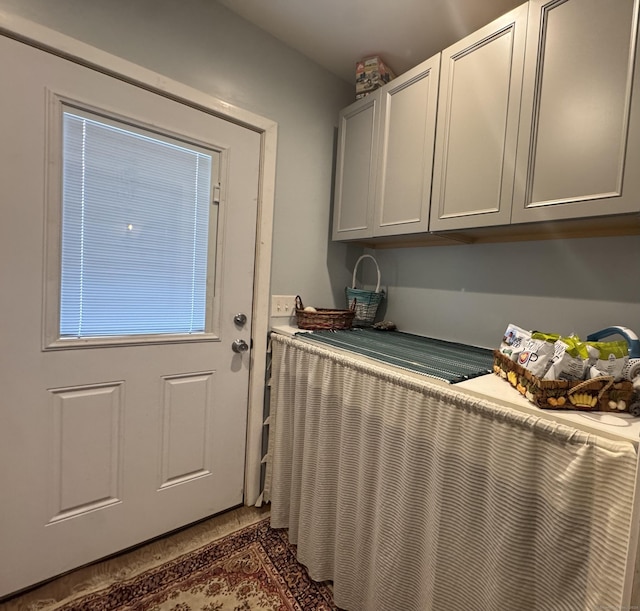 view of clothes washing area