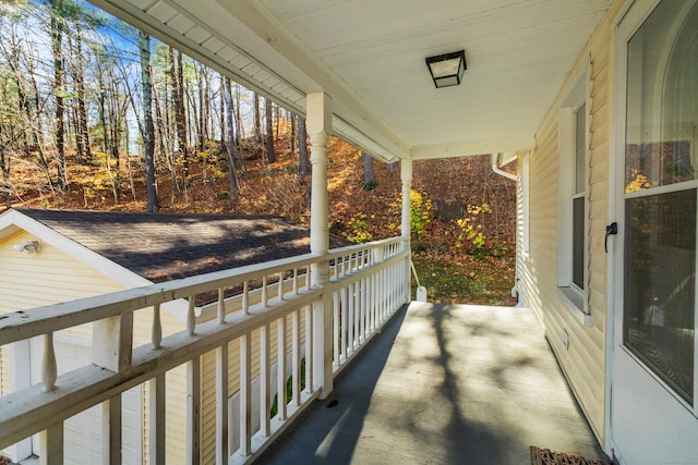 view of patio / terrace with covered porch