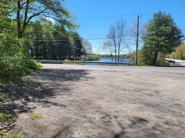 view of community featuring a water view