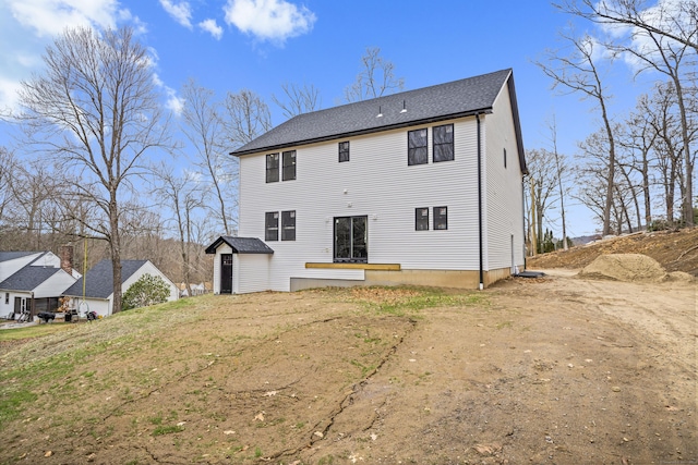 view of back of property