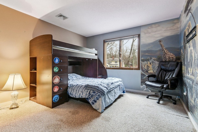bedroom featuring carpet floors