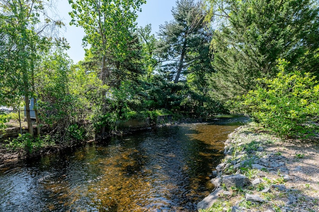 view of water feature