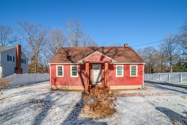 view of bungalow-style house