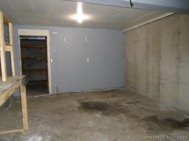 view of basement