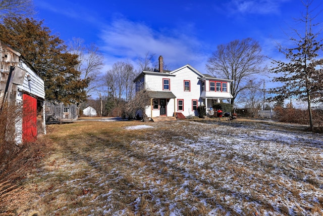 view of rear view of house