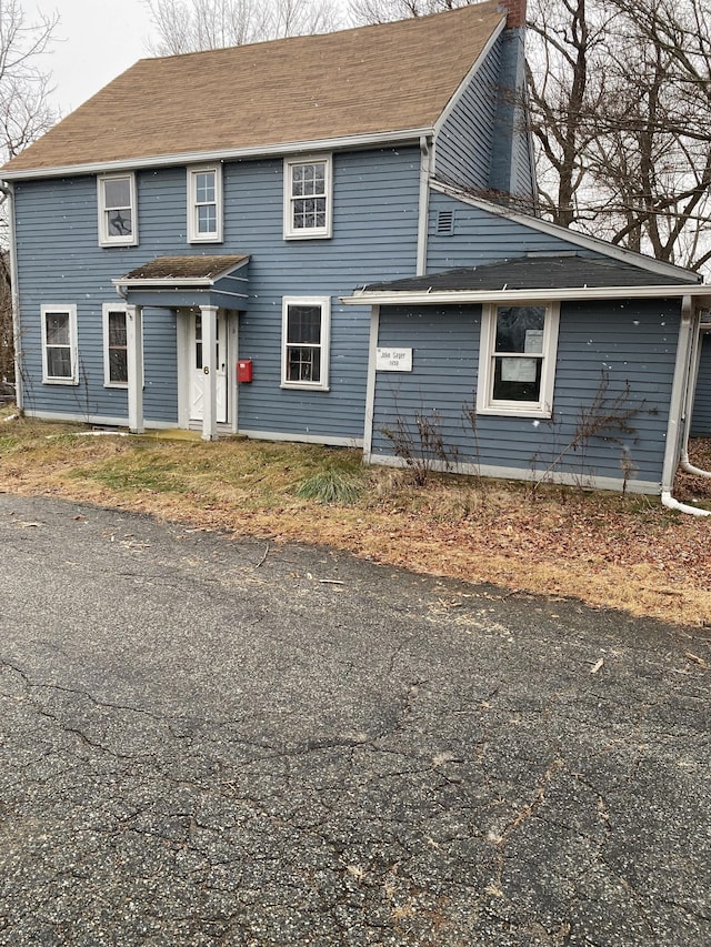 view of front of home