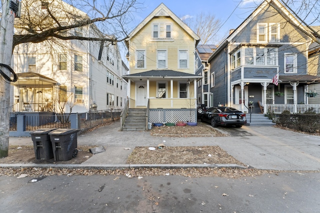 victorian house with a porch