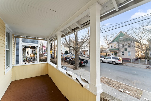 unfurnished sunroom with a wealth of natural light