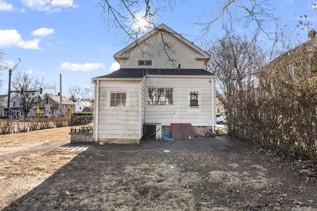 view of rear view of property