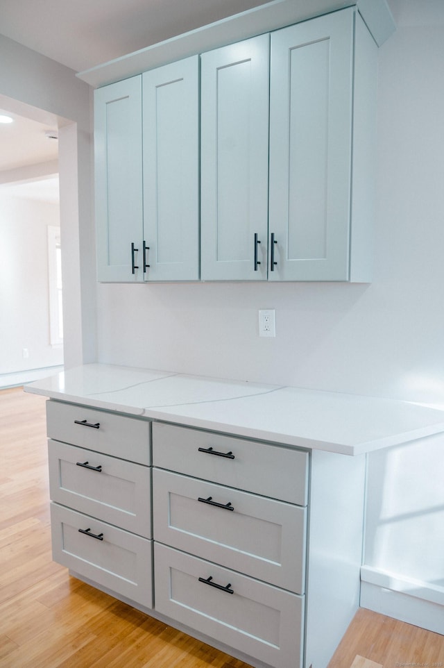 interior details with wood finished floors