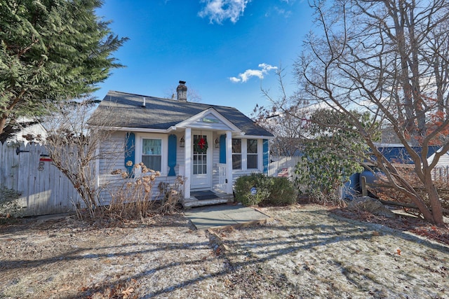 view of bungalow