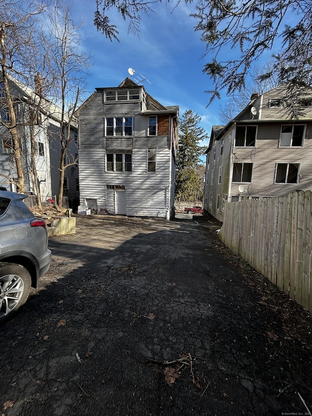 view of rear view of property