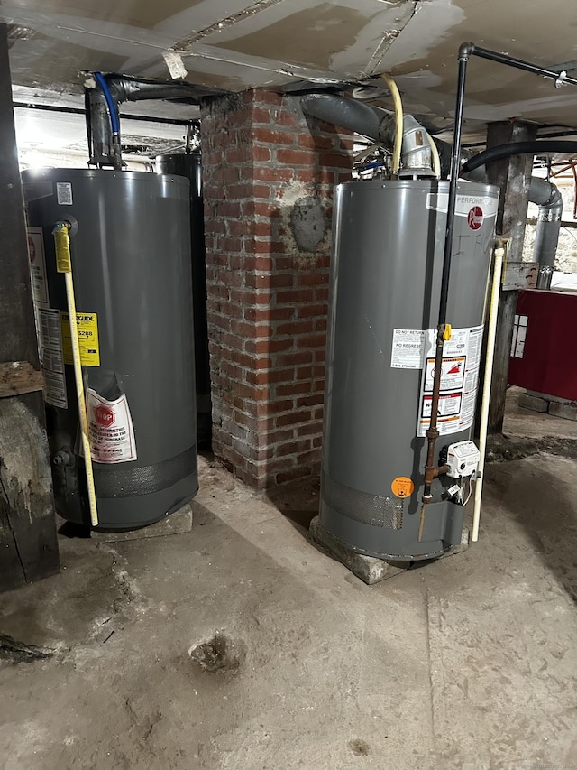 utilities with gas water heater