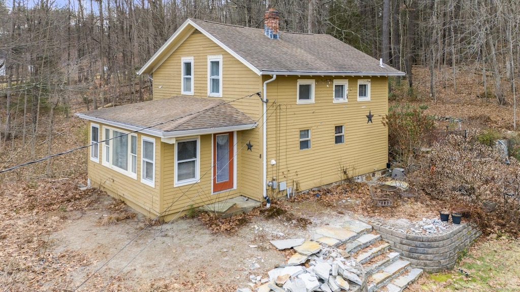 view of front of home