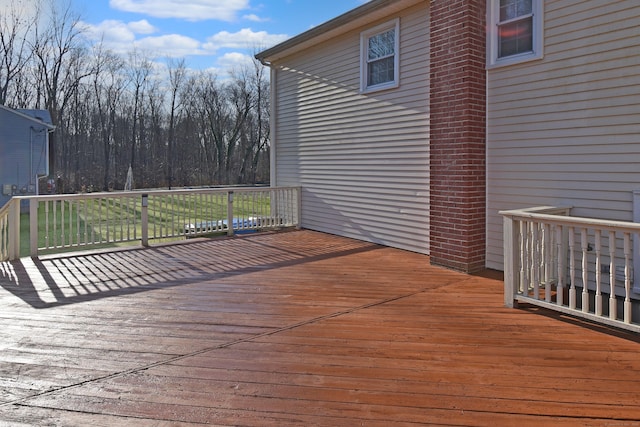 view of deck