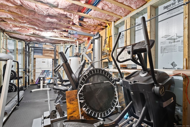 view of workout area