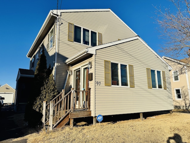 view of rear view of house