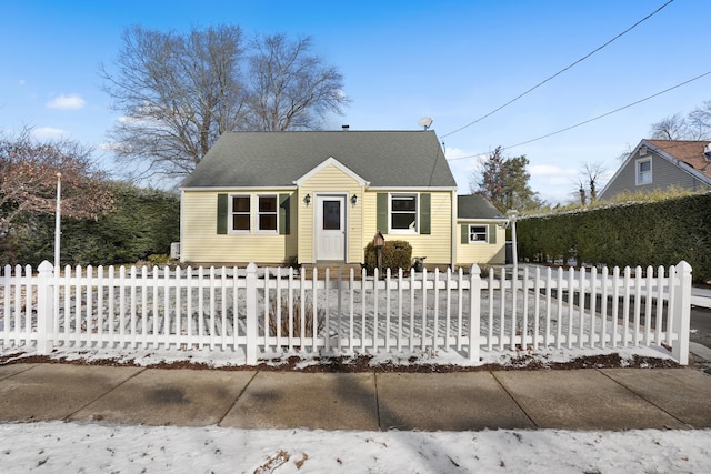 view of bungalow-style house