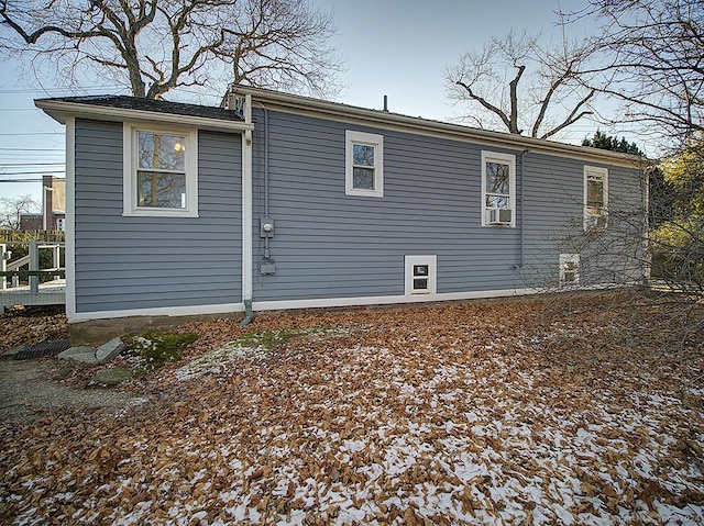 view of rear view of property