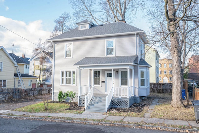 view of front of property