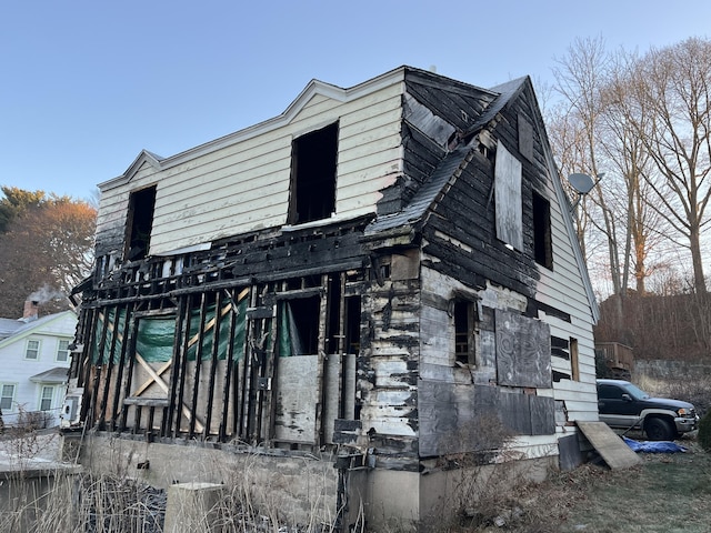 view of front of home