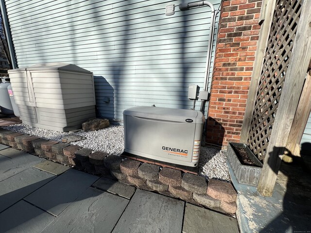 7 Varian Dr, Danbury, CT 06811 - exterior view of a power unit and brick siding