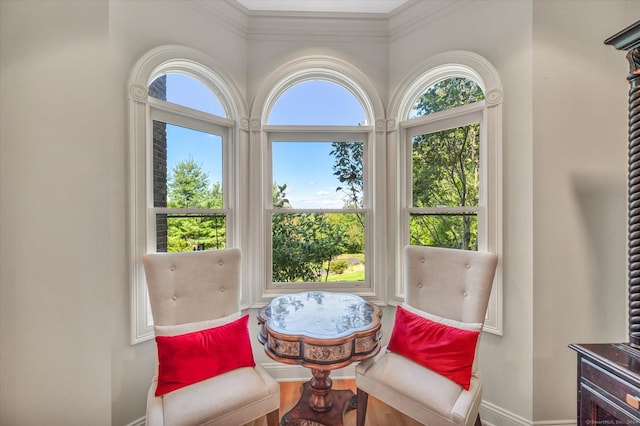 view of sitting room