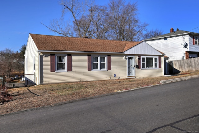 view of ranch-style house