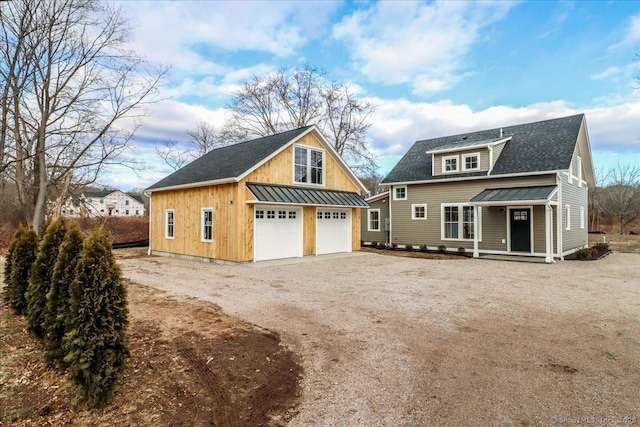 view of front of property with a porch