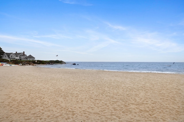 property view of water with a view of the beach