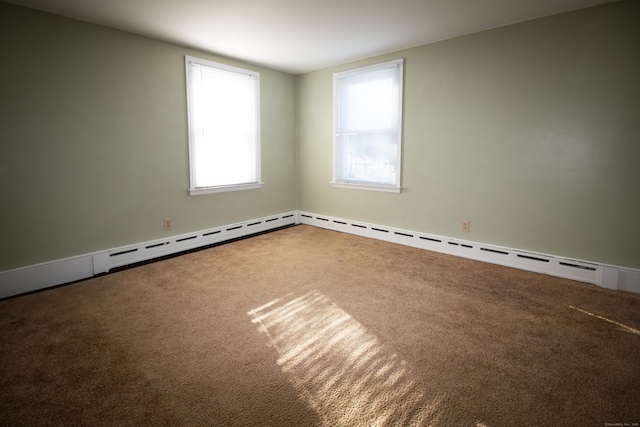 unfurnished room with carpet