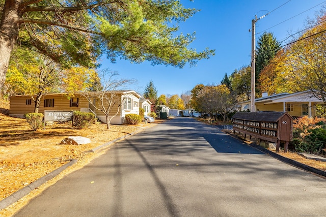 view of road