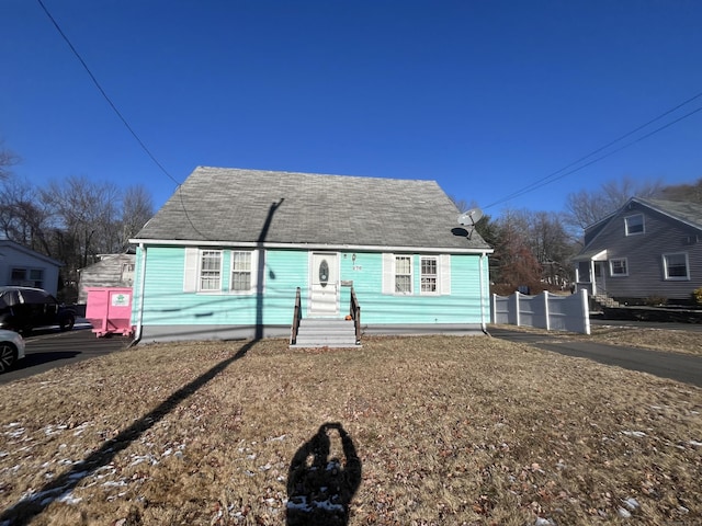 view of bungalow-style home